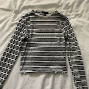 Cute fall long-sleeved tee